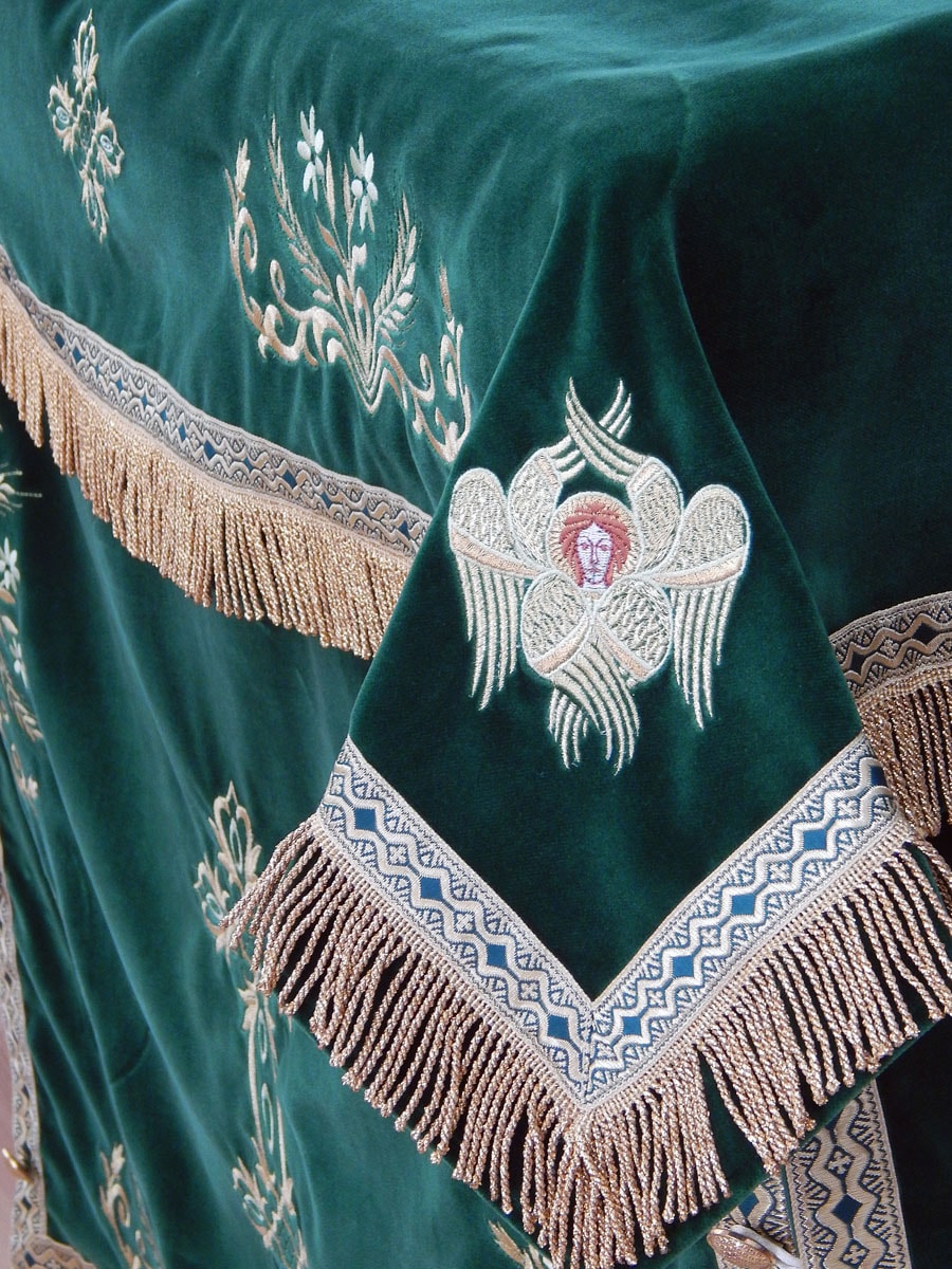 Acoperamant Sf. Masa din catifea Mănăstirea Frumoasa